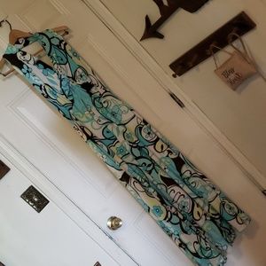 Kokoon long halter dress
